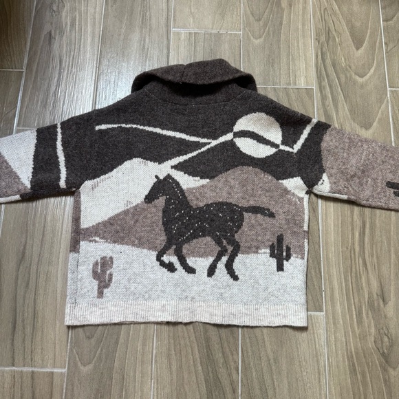 NWT Lucky Brand Horse Knit Cardigan - Picture 3 of 7